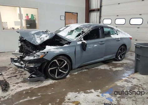 2021 Honda Accord Sport from USA, damaged, VIN 1HGCV1F31MA102205